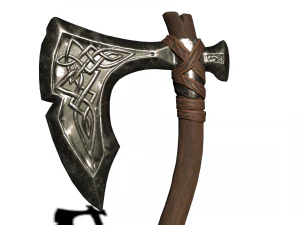 stylized axe 3D Model