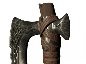 stylized axe 3D Model