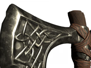 stylized axe 3D Model
