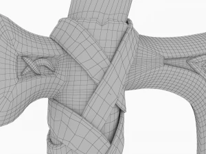 stylized axe 3D Model