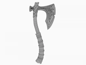 stylized axe 3D Model