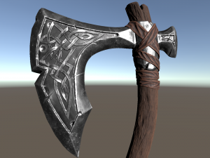 stylized axe 3D 模型
