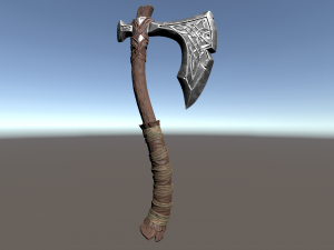 stylized axe 3D 模型