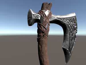 stylized axe 3D 模型