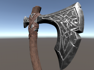 stylized axe 3D 模型