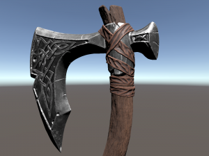 stylized axe 3D 模型