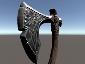 stylized axe 3D 模型