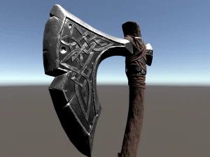 stylized axe 3D Model