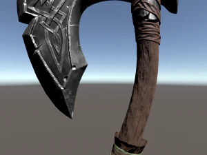 stylized axe 3D Model