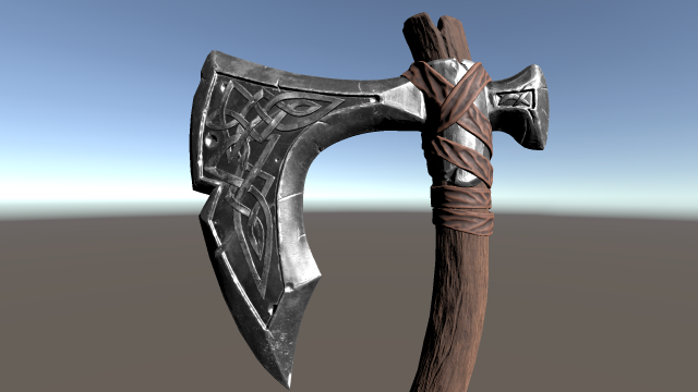 hacha vikinga 3D Model in Melee 3DExport