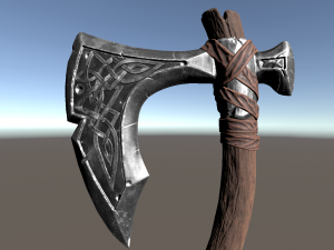 stylized axe 3D 模型