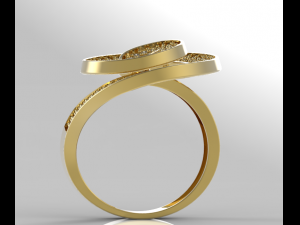 espiral ring 3Dプリントモデル
