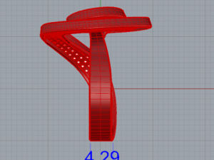 espiral ring 3Dプリントモデル