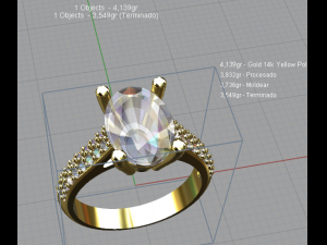 solitary oval 10x8 3Dプリントモデル