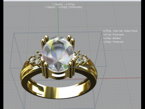 ring oval 10x8 3D प्रिंट मॉडल