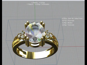 ring oval 10x8 3D Print Model