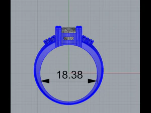 ring oval 10x8 3D Print Model
