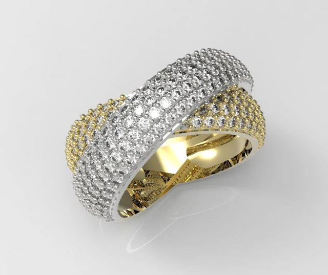 cross ring 3D Print Model .c4d .max .obj .3ds .fbx .stl .blend 
