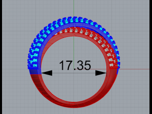 cross ring 3D Print Model