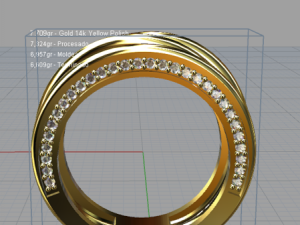 replica ring 3D Druckmodell