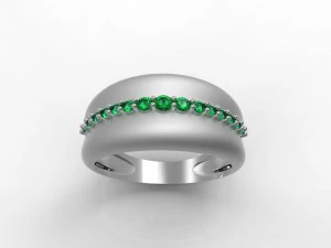 cincin esmeralda Model Cetak 3D