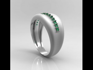 ring esmeralds 3D printmodel