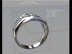 cincin esmeralda Model Cetak 3D