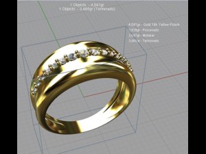 ring esmeralds 3D printmodel