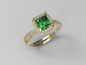 solitaire Model Cetak 3D