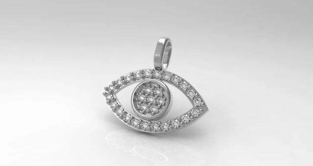 eye 18k 3D Print Model .c4d .max .obj .3ds .fbx .stl .blend 