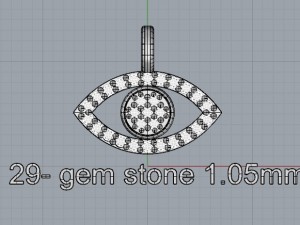 eye 18k Modelo de Impressão 3D