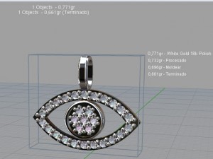eye 18k Modelo de Impressão 3D