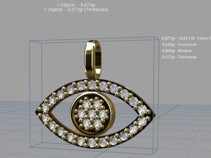eye 18k Modelo de Impressão 3D
