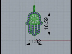 हाथ 18k 3D प्रिंट मॉडल