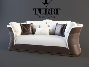 turri vogue armchair 3D 모델