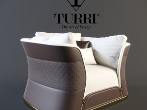 turri vogue armchair 3D 모델