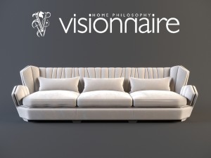 visionnaire hemingway sofa visionnaire hemingway armchair 3D मॉडल