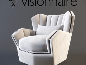 visionnaire hemingway sofa visionnaire hemingway armchair 3D मॉडल