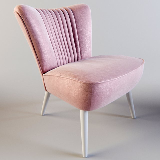 french cocktail chair from osi modern 3D Model .c4d .max .obj .3ds .fbx .stl .blend 