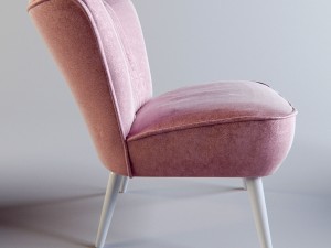 french cocktail chair from osi modern 3D Model