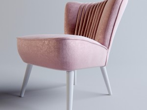 french cocktail chair from osi modern 3D Model