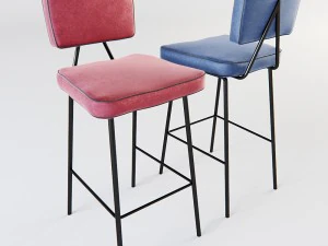 ide mambo tak terbatas - kursi bar negara bagian Model 3D