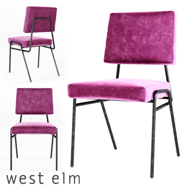 West elm wire store frame dining chair