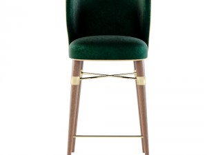 ottiu - louis bar chair 3D Model