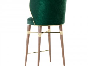 ottiu - louis bar chair 3D Model