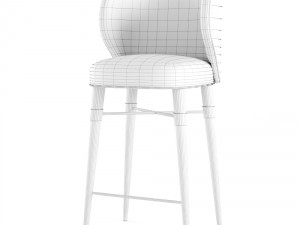 ottiu - louis bar chair 3D Model