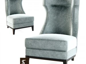 perusahaan kursi sofa - kursi berlengan parker Model 3D