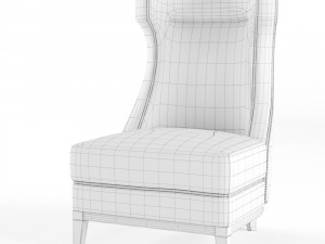 the sofa chair company - parker armchair Modelo 3D