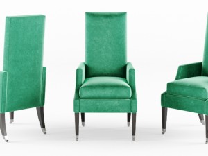 dering hall - reclining dinner chair 3D Model