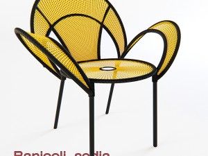 moroso - banjooli chair 3D मॉडल